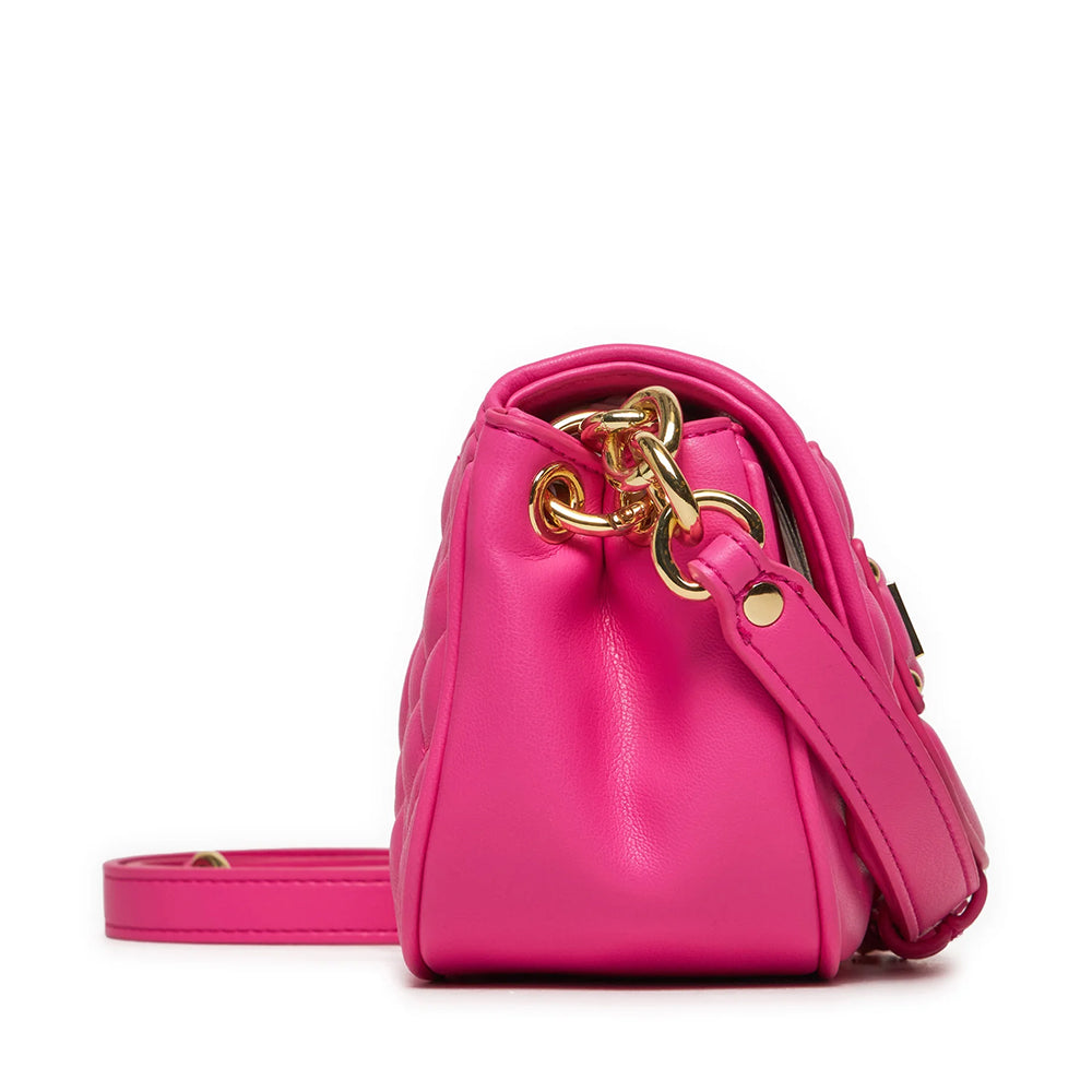 Borsa a Tracolla LOVE MOSCHINO linea Quilted Tab Fuxia