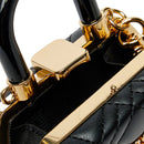 Clutch a Bauletto LOVE MOSCHINO linea Quilted Trapuntato Nero