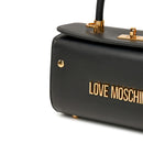 Bauletto Mini a Mano LOVE MOSCHINO linea Lettering Logo Nero