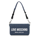Borsa Donna a Spalla LOVE MOSCHINO in Denim Blu