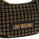 LOVE MOSCHINO Handtasche Hobo Bag Glam Up Linie Schwarz