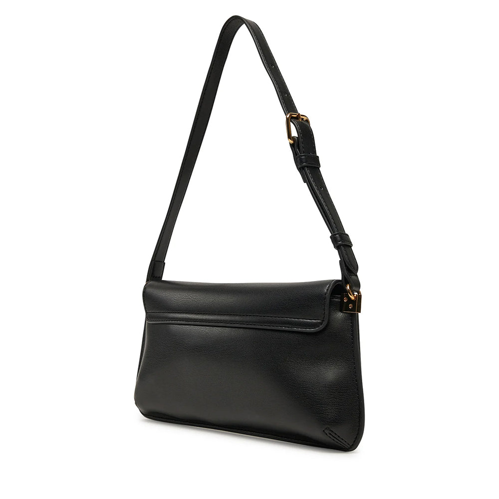LOVE MOSCHINO LOGO LETTERING
Flache Umhängetasche in Schwarz
