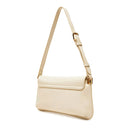 Borsa Piatta a Spalla LOVE MOSCHINO linea Lettering Logo Avorio