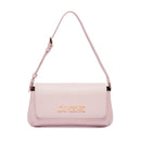 LOVE MOSCHINO 
Flache Schultertasche mit Logo-Schriftzug in Puderrosa