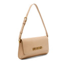 Borsa Piatta a Spalla LOVE MOSCHINO linea Lettering Logo Nude