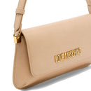 Borsa Piatta a Spalla LOVE MOSCHINO linea Lettering Logo Nude