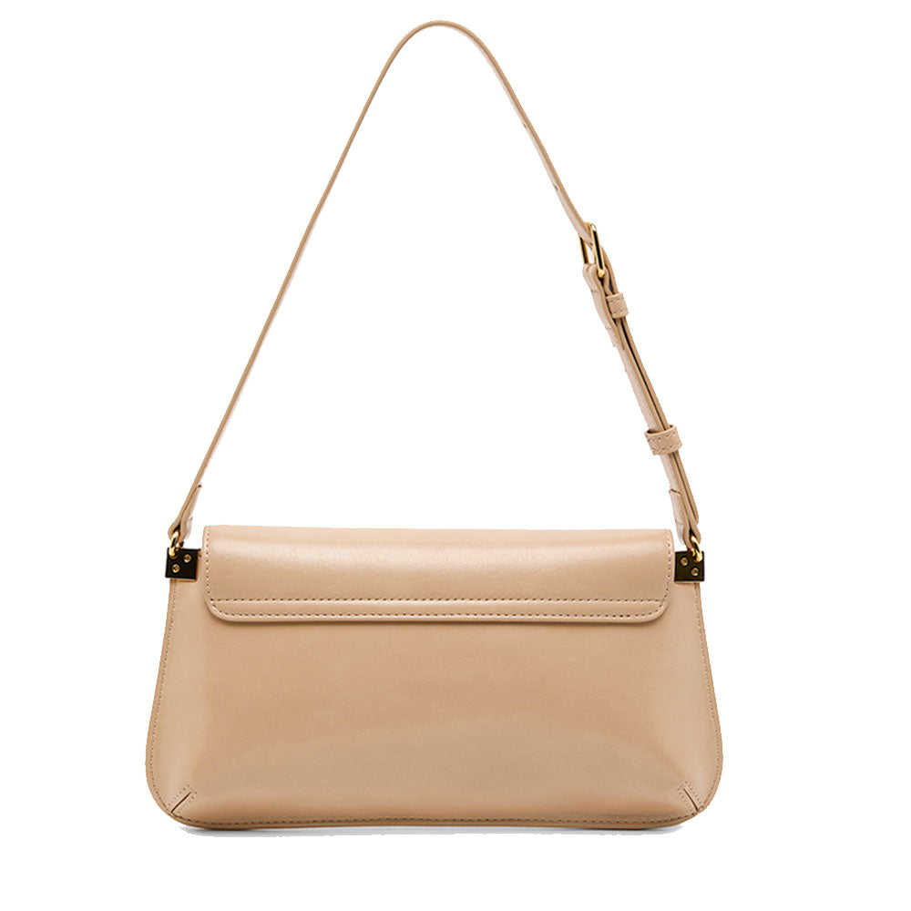 Borsa Piatta a Spalla LOVE MOSCHINO linea Lettering Logo Nude