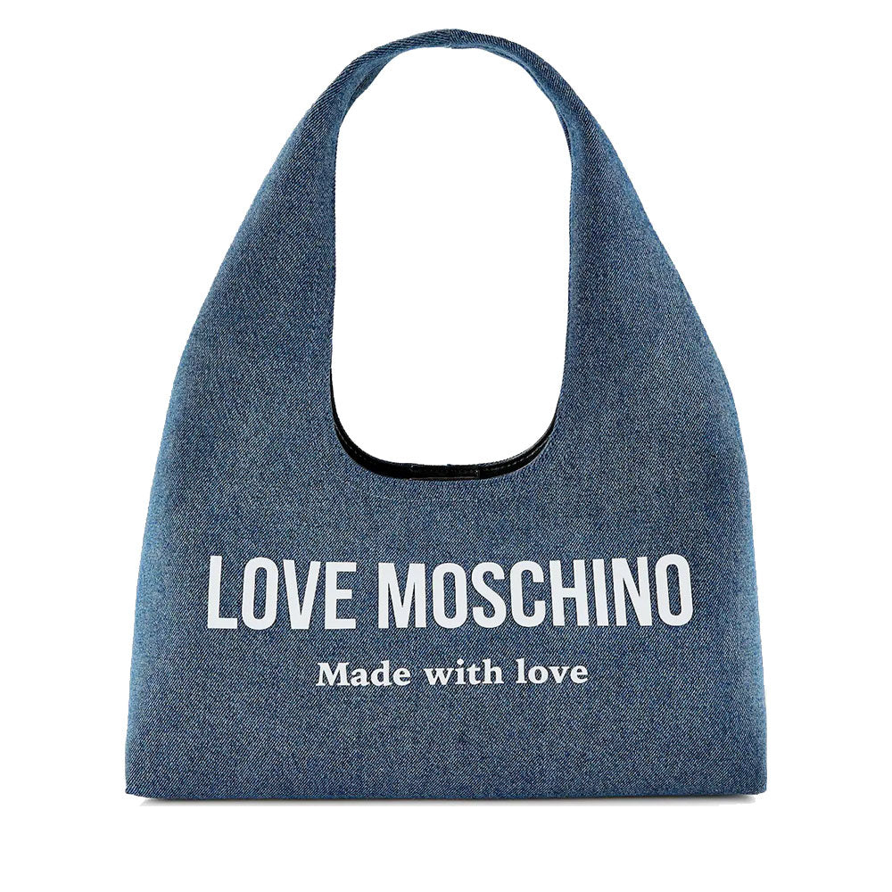 Hobo Bag Donna LOVE MOSCHINO in Denim Blu