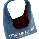 Hobo Bag Donna LOVE MOSCHINO in Denim Blu