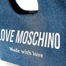 Hobo Bag Donna LOVE MOSCHINO in Denim Blu
