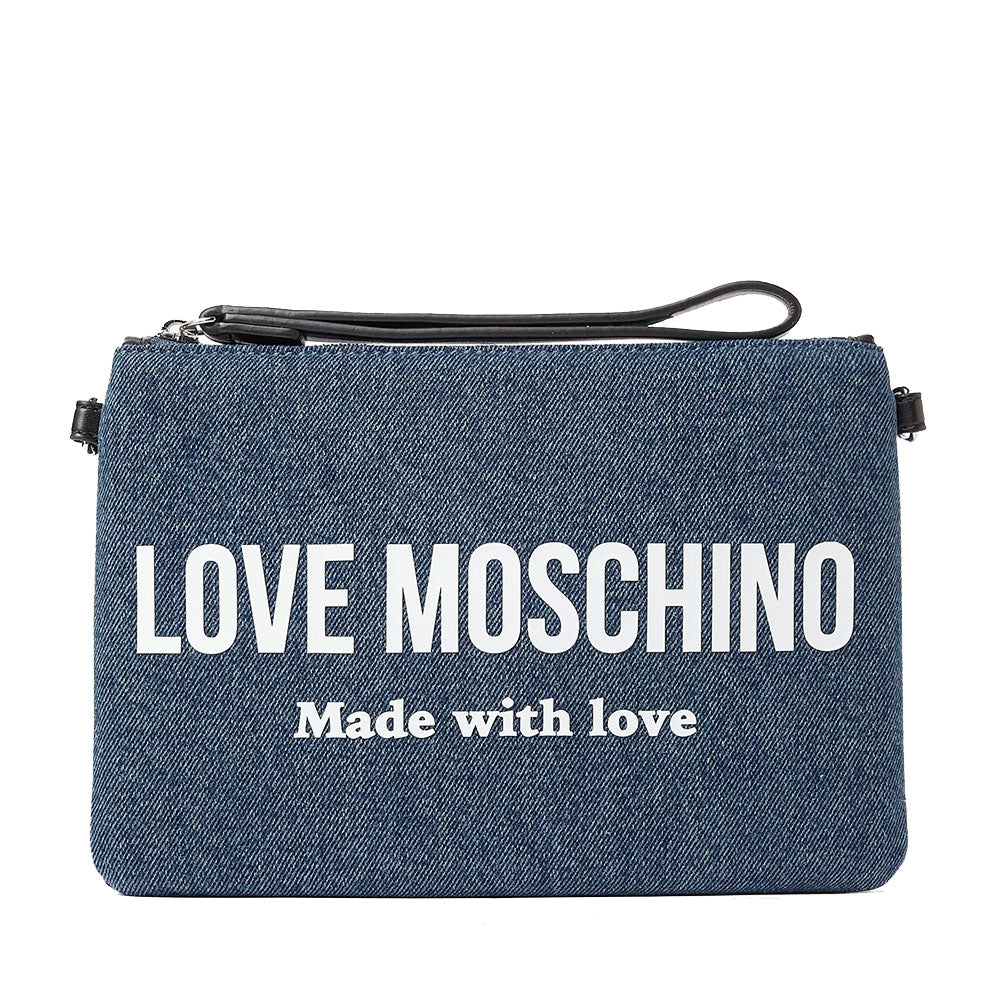 Pochette Donna LOVE MOSCHINO in Denim Blu