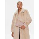 Gesteppte Schulter- und Umhängetasche für Damen LOVE MOSCHINO Logo-Schriftzug in Puderrosa