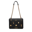 Borsa Donna a Tracolla LOVE MOSCHINO linea Tailoring Nera