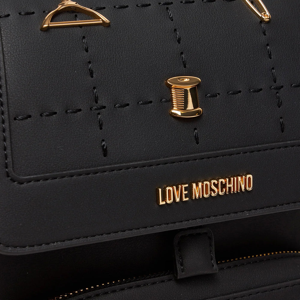 LOVE MOSCHINO Damen Rucksack der Tailoring Line Schwarz