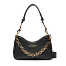 LOVE MOSCHINO Dangling Linie 
Hobo Bag aus schwarzem Leder