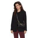 LOVE MOSCHINO Dangling Linie 
Hobo Bag aus schwarzem Leder