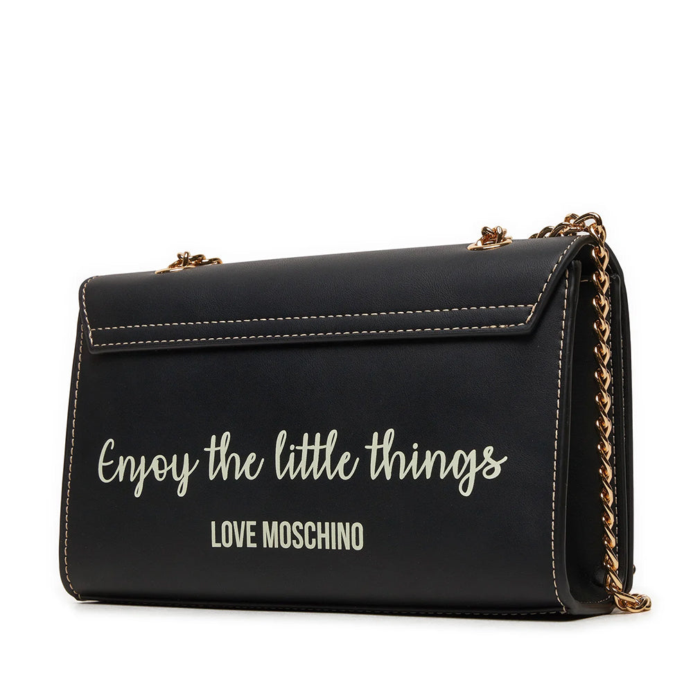 Borsa a Spalla e a Tracolla LOVE MOSCHINO linea Enjoy The Little Things Nera