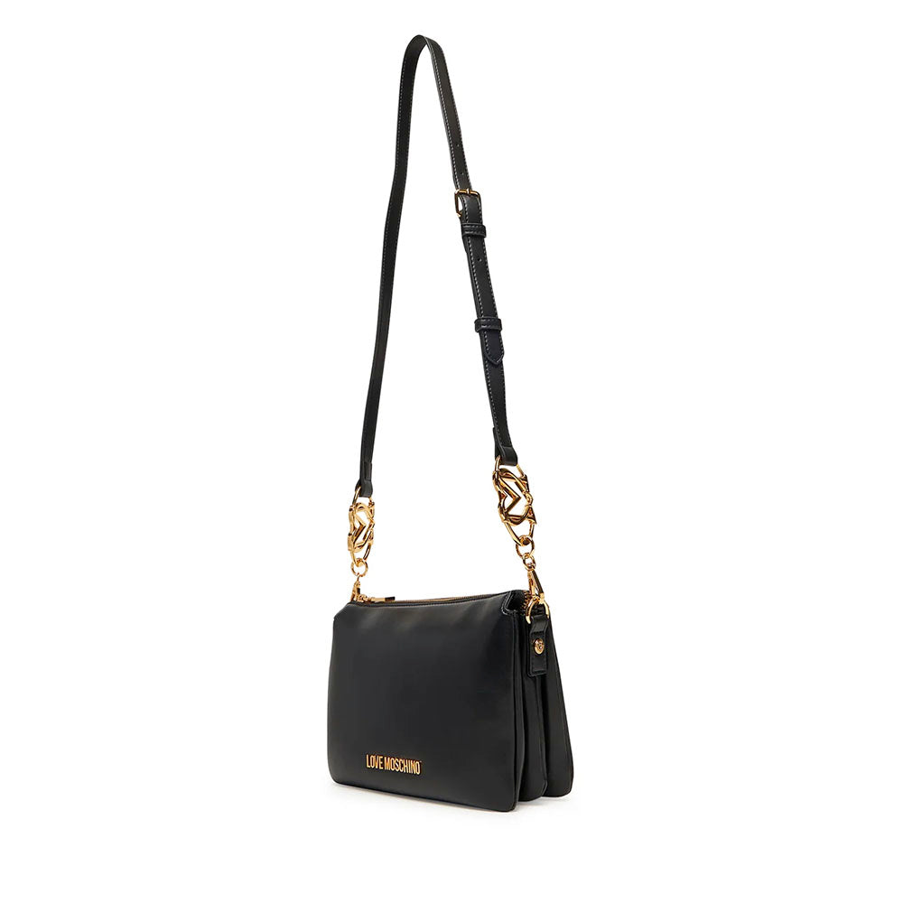 Borsa Donna a Tracolla LOVE MOSCHINO linea Jewel Nera