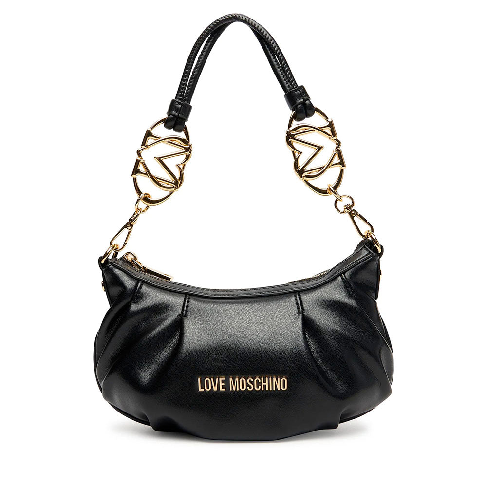Mini Hobo Bag Donna LOVE MOSCHINO linea Jewel Nera