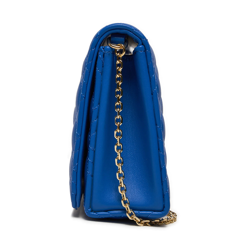 Clutch Donna con Tracolla LOVE MOSCHINO linea Smart Daily Quilted Blu Zaffiro