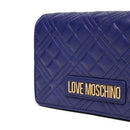 Clutch Donna con Tracolla LOVE MOSCHINO linea Smart Daily Quilted Blu Scuro