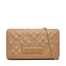 Clutch Donna con Tracolla LOVE MOSCHINO linea Smart Daily Quilted Beige