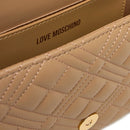 Clutch Donna con Tracolla LOVE MOSCHINO linea Smart Daily Quilted Beige