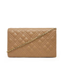 Clutch Donna con Tracolla LOVE MOSCHINO linea Smart Daily Quilted Beige