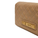 Clutch Donna con Tracolla LOVE MOSCHINO linea Smart Daily Quilted Beige