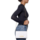 LOVE MOSCHINO Damen-Clutch mit Schultergurt Smart Daily Quilted White-Linie