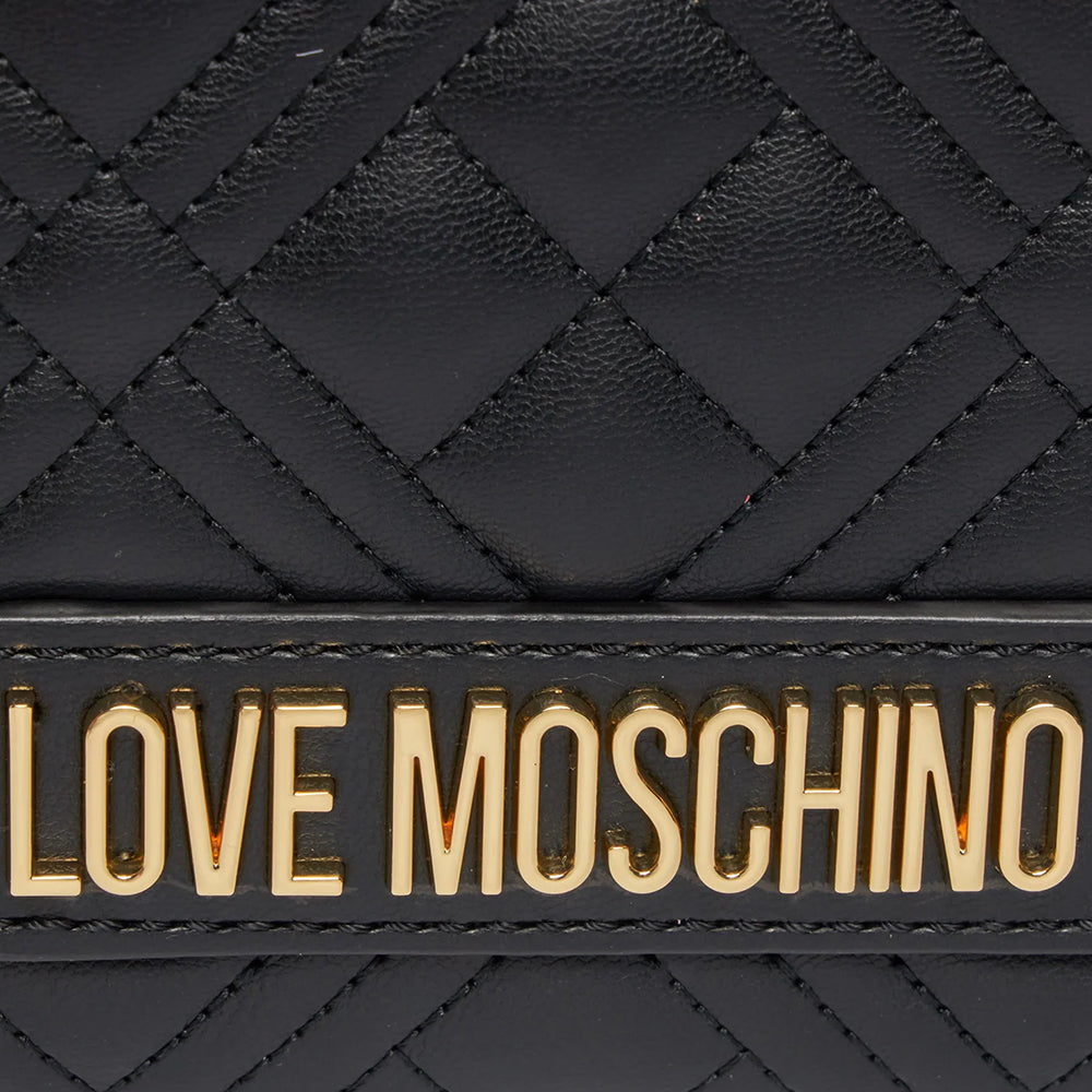 Clutch Donna con Tracolla LOVE MOSCHINO linea Smart Daily Quilted Nero