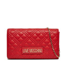 Clutch Donna con Tracolla LOVE MOSCHINO linea Smart Daily Quilted Rosso