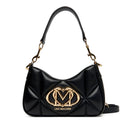 Borsa Donna a Spalla Trapuntata LOVE MOSCHINO linea Embossed Nera