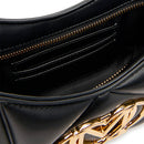 Borsa Donna a Spalla Trapuntata LOVE MOSCHINO linea Embossed Nera