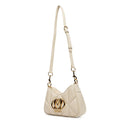 Borsa Donna a Spalla Trapuntata LOVE MOSCHINO linea Embossed Avorio