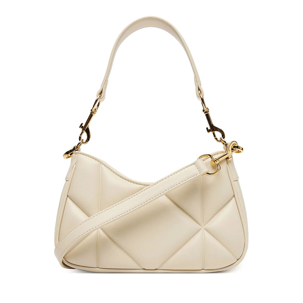 Borsa Donna a Spalla Trapuntata LOVE MOSCHINO linea Embossed Avorio