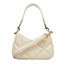 Borsa Donna a Spalla Trapuntata LOVE MOSCHINO linea Embossed Avorio