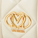 Borsa Donna a Mano Trapuntata LOVE MOSCHINO linea Embossed Avorio