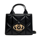 Borsa Donna a Mano Trapuntata LOVE MOSCHINO linea Embossed Nera