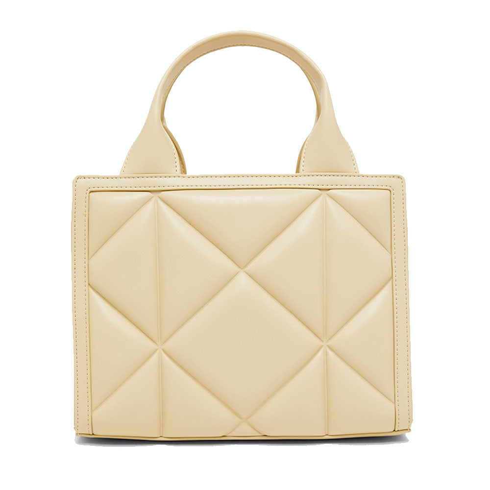 Borsa Donna a Mano Trapuntata LOVE MOSCHINO linea Embossed color Burro