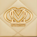 Borsa Donna a Mano Trapuntata LOVE MOSCHINO linea Embossed color Burro