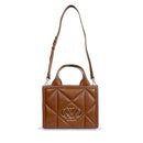 Borsa Donna a Mano Trapuntata LOVE MOSCHINO linea Embossed color Cuoio