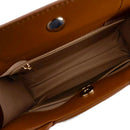 Borsa Donna a Mano Trapuntata LOVE MOSCHINO linea Embossed color Cuoio