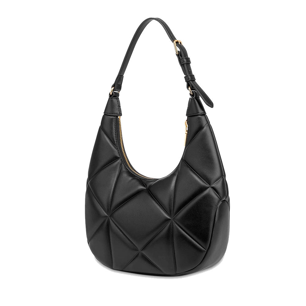 Hobo Bag Trapuntata LOVE MOSCHINO linea Embossed Nera