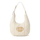 Hobo Bag Trapuntata LOVE MOSCHINO linea Embossed Avorio