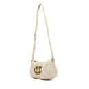 Borsa Donna a Tracolla Trapuntata LOVE MOSCHINO linea Embossed Avorio