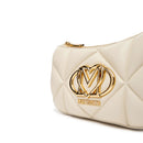 Borsa Donna a Tracolla Trapuntata LOVE MOSCHINO linea Embossed Avorio