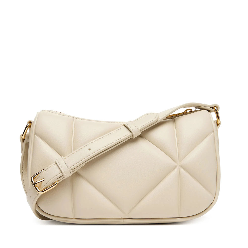 Borsa Donna a Tracolla Trapuntata LOVE MOSCHINO linea Embossed Avorio