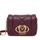 Borsa Donna a Tracolla LOVE MOSCHINO linea Embossed Trapuntata color Vino