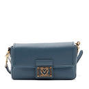 Borsa Donna a Spalla con Tracolla LOVE MOSCHINO Avio con Placca Quadrata con Logo